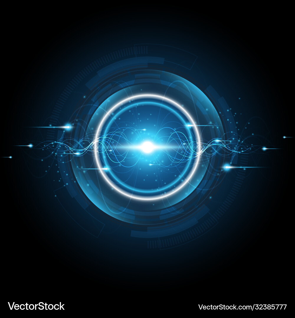 Abstract Tech Circuit Background vector image