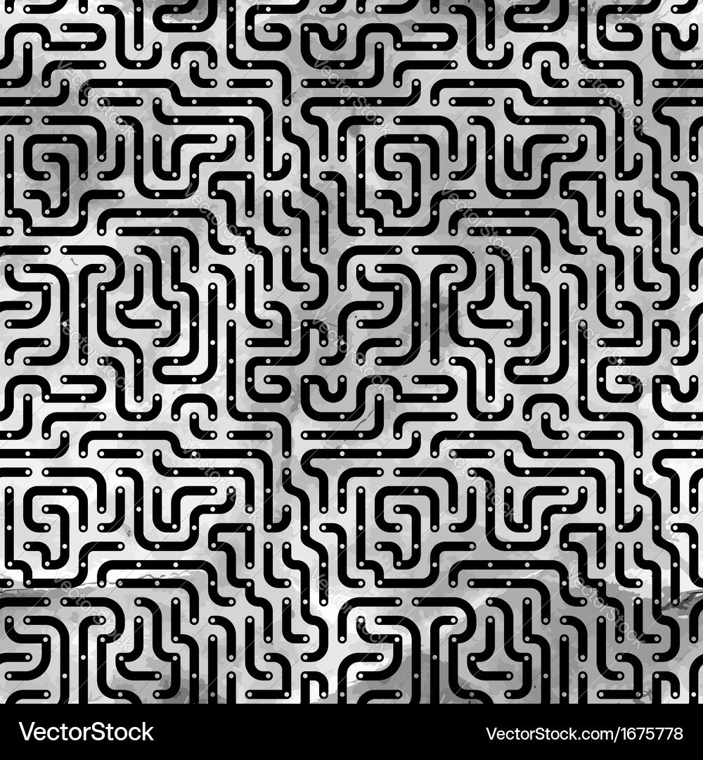 Electronic Circuit Pattern Vector Image