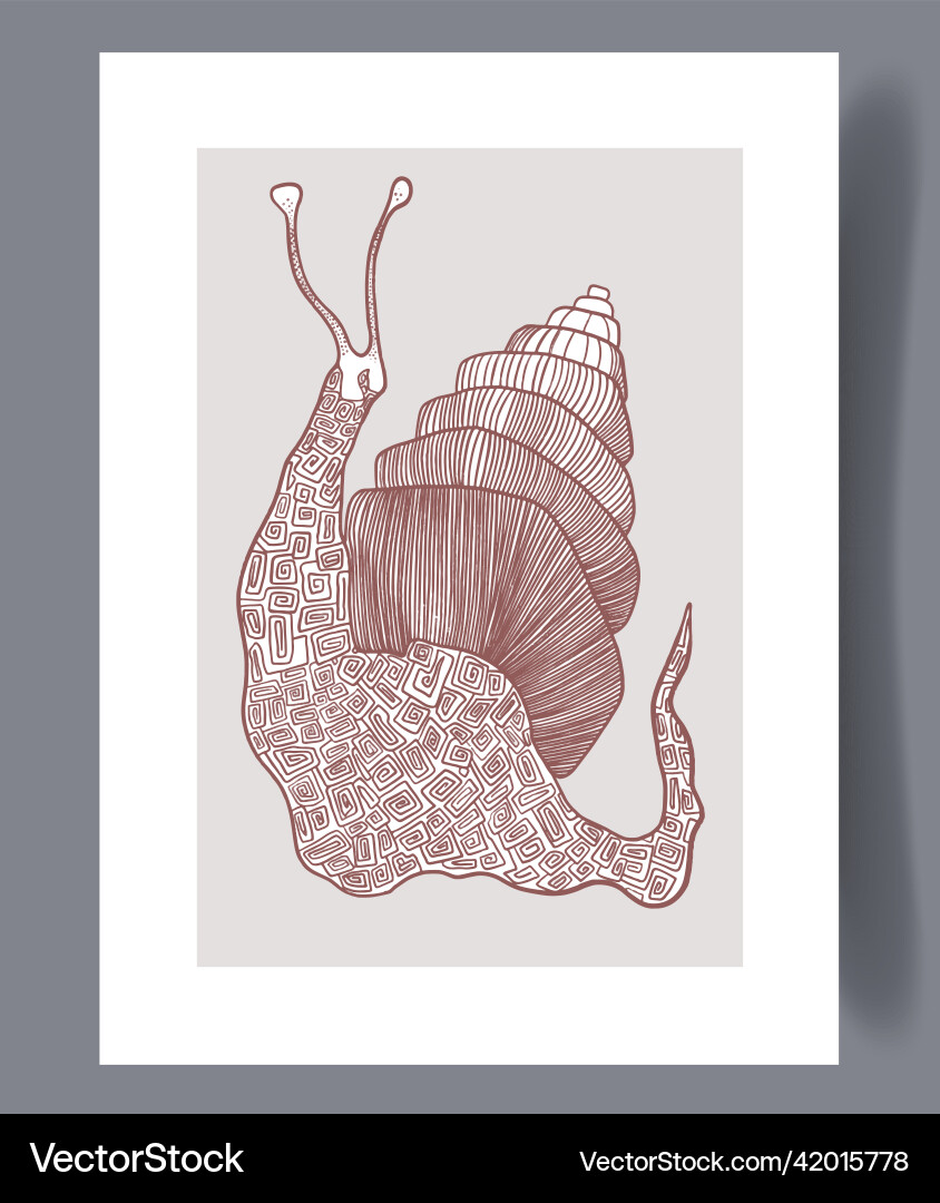 Scandinavian Abstract Print Set Vector Image