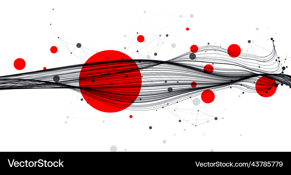 Abstract flowing wave lines design element Abstract flowing wave lines design element vector image