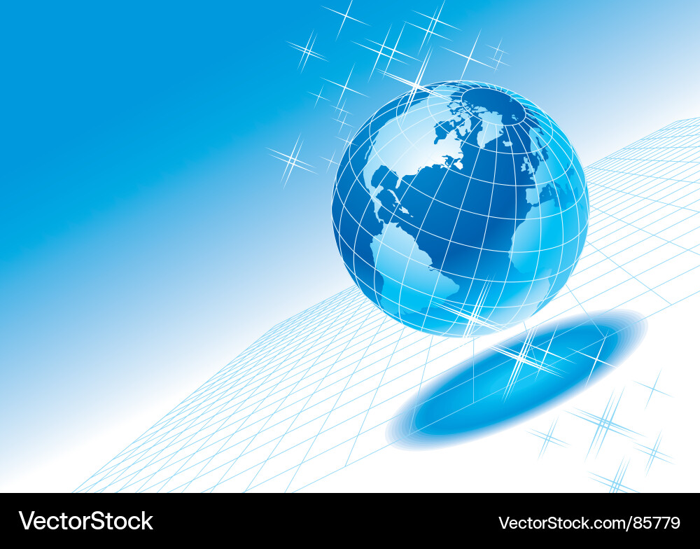 Global Network vector image