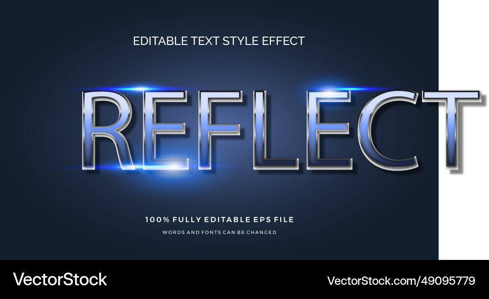 Modern editable text style effect ve Modern editable text style effect ve vector image