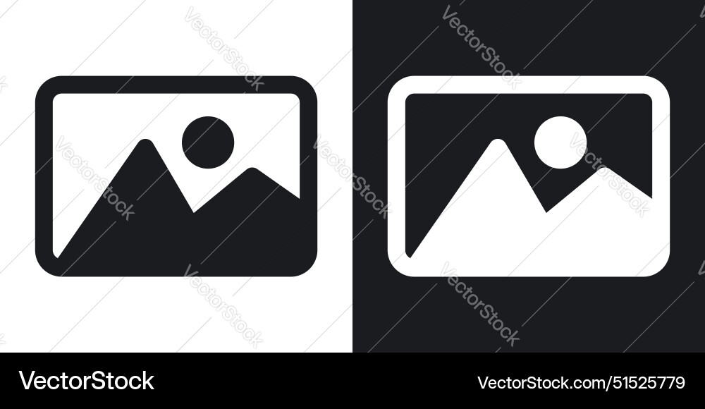 Picture icon Royalty Free Vector Image - VectorStock