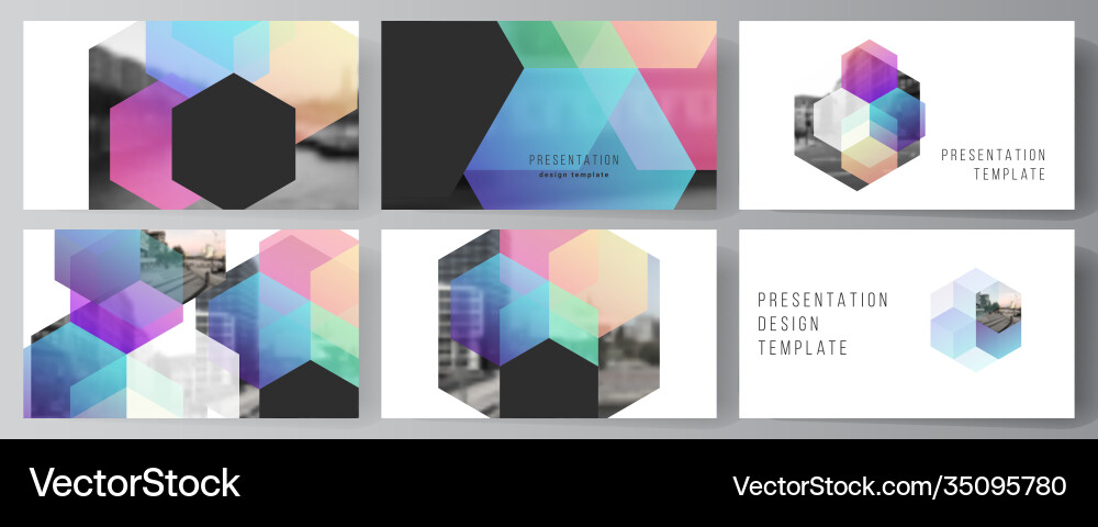 Layout presentation slides design Layout presentation slides design vector image