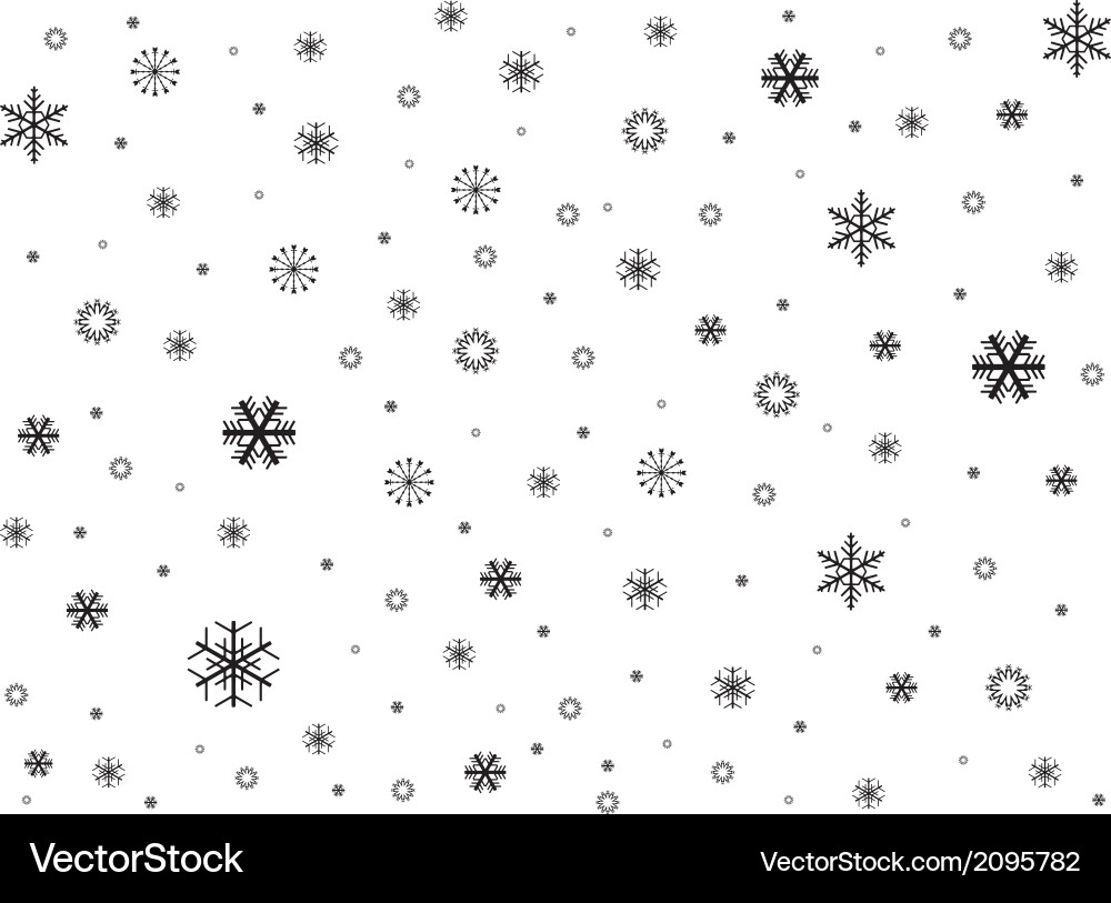 Elegant Snowflake Background vector image
