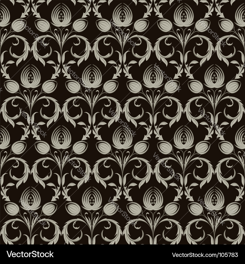 Damask pattern Vector Image