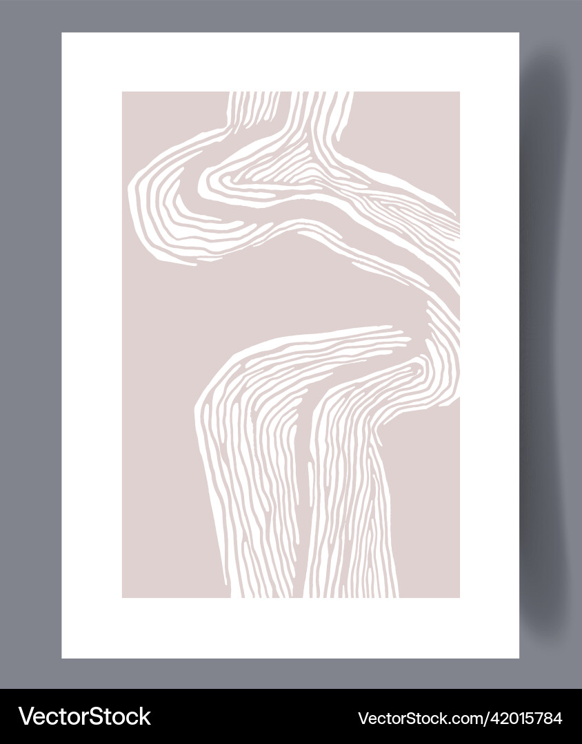 Scandinavian abstract print set Scandinavian abstract print set vector image
