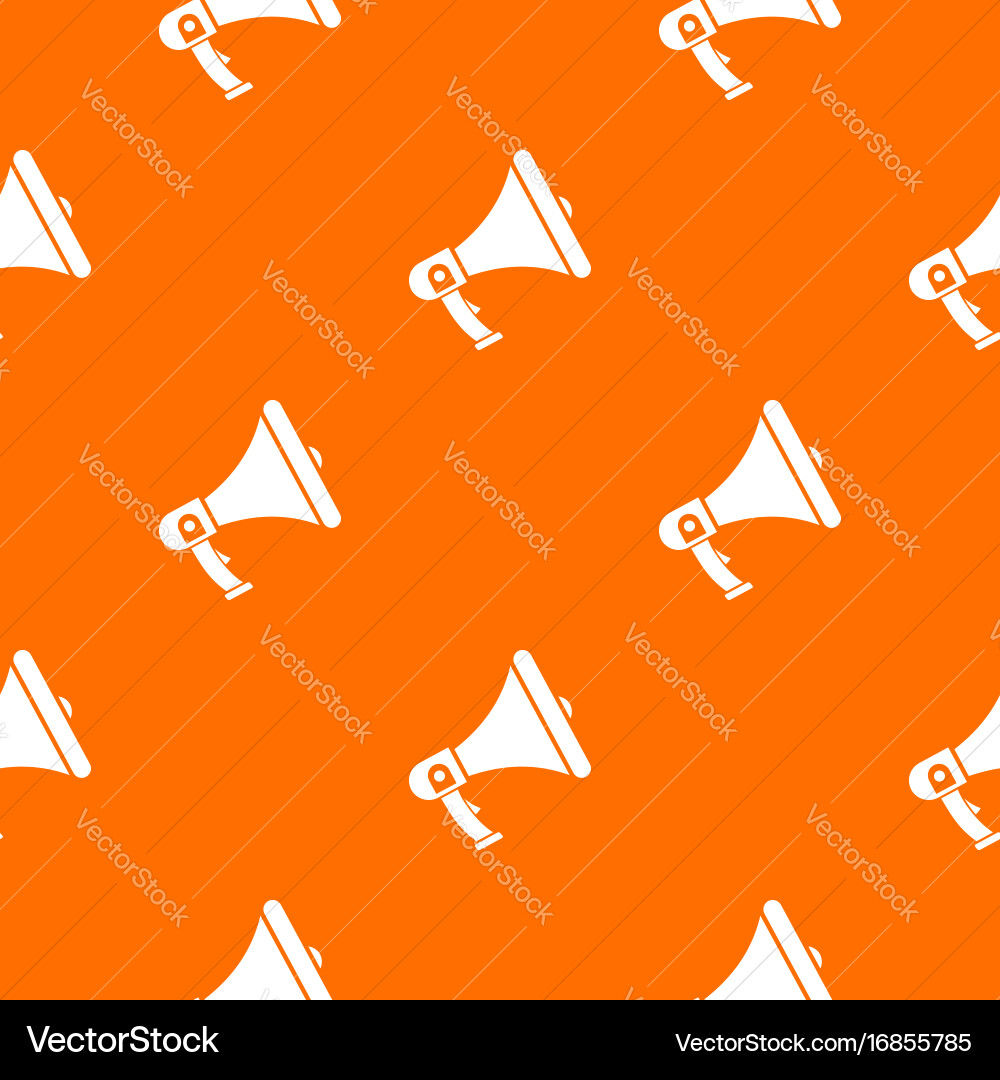 Megaphone pattern seamless vector image