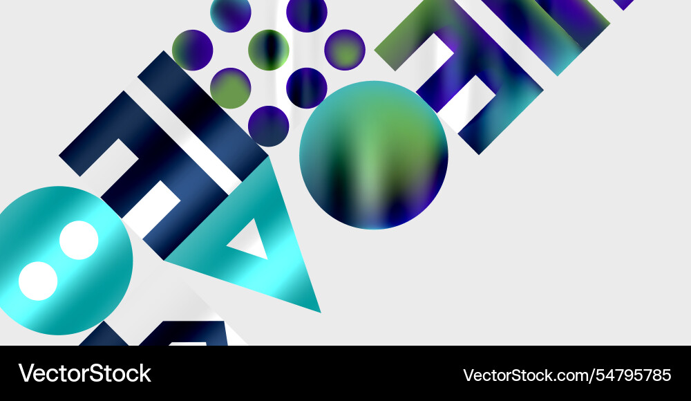 Triangles circles squares rectangles design Triangles circles squares rectangles design vector image