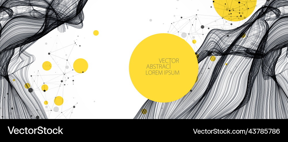 Abstract Flowing Lines – Wave Pattern vector image