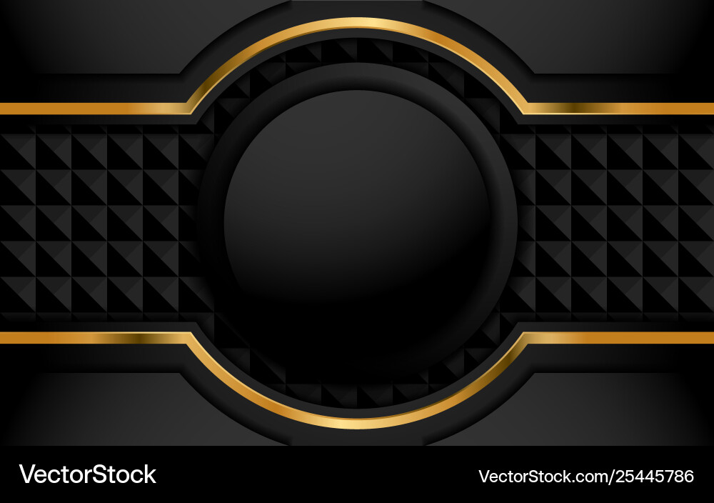 Elegant dark background with overlap layer vector image