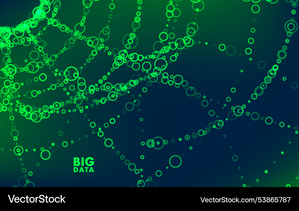 Abstract data transmission visualization Abstract data transmission visualization vector image