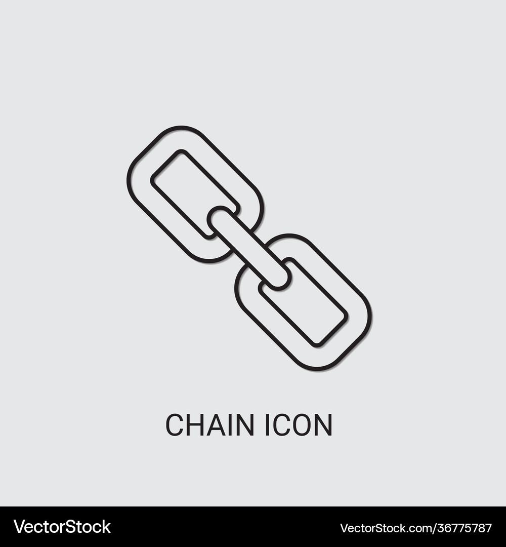 Chain icon (36775787) – Free Vector | VectorStock