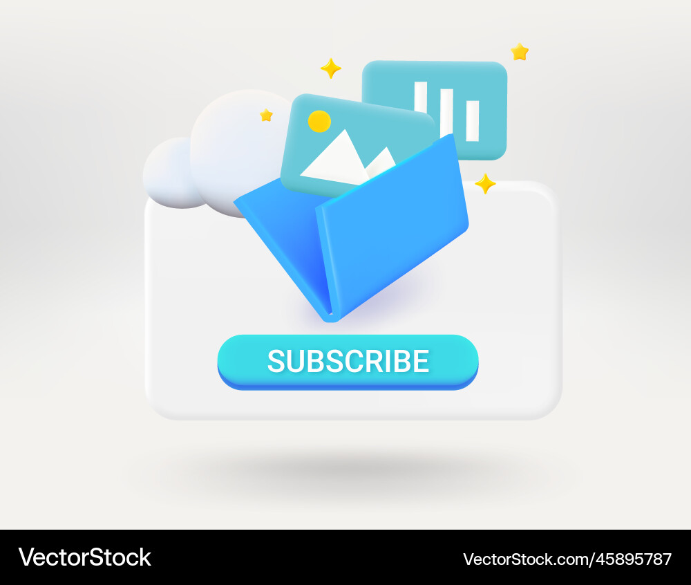 Pop up window with blue folder galley Pop up window with blue folder galley vector image