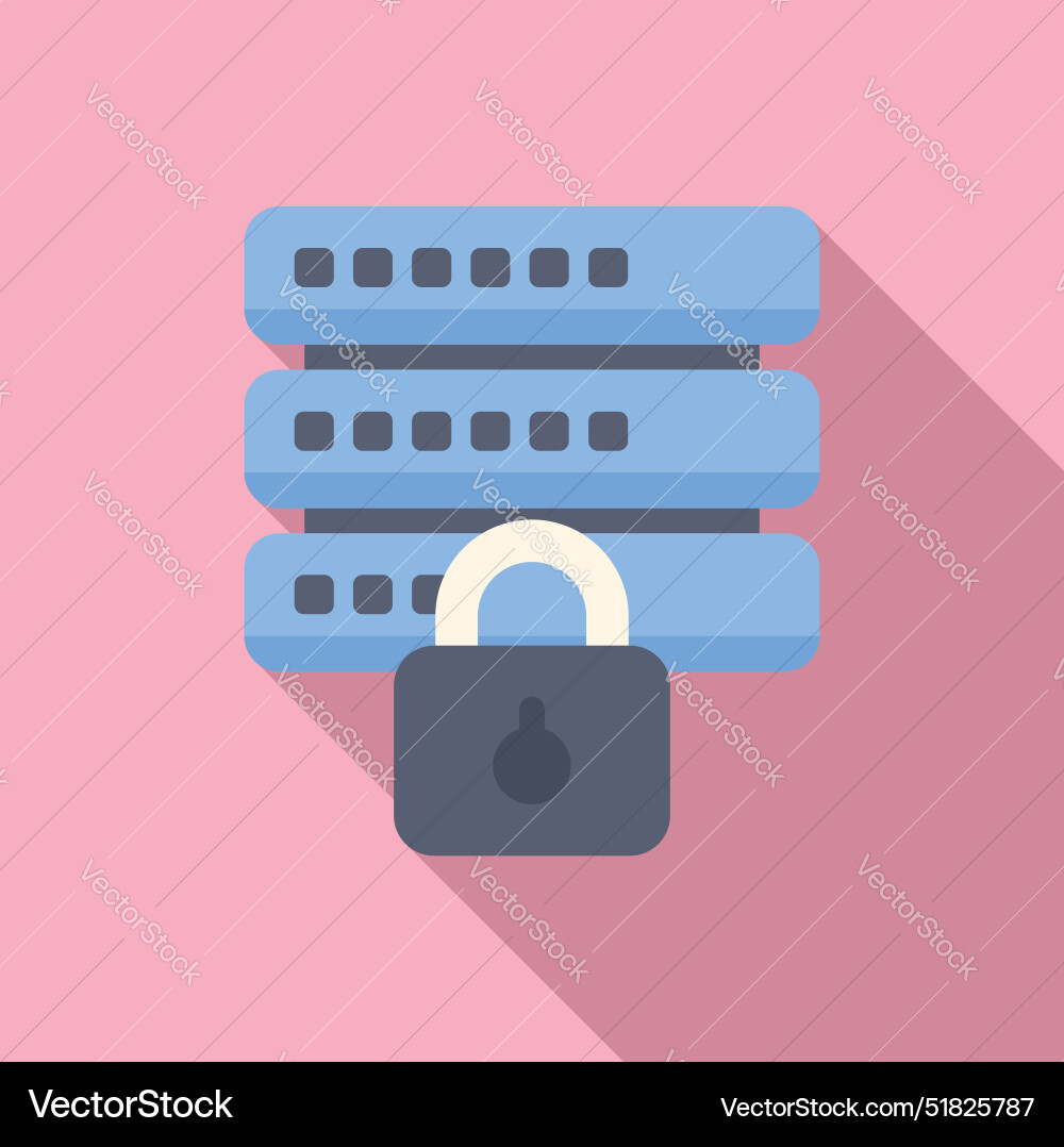 Sichere Server-Datenbank schützen wichtige Daten Sichere Server-Datenbank schützen wichtige Daten vektorbild