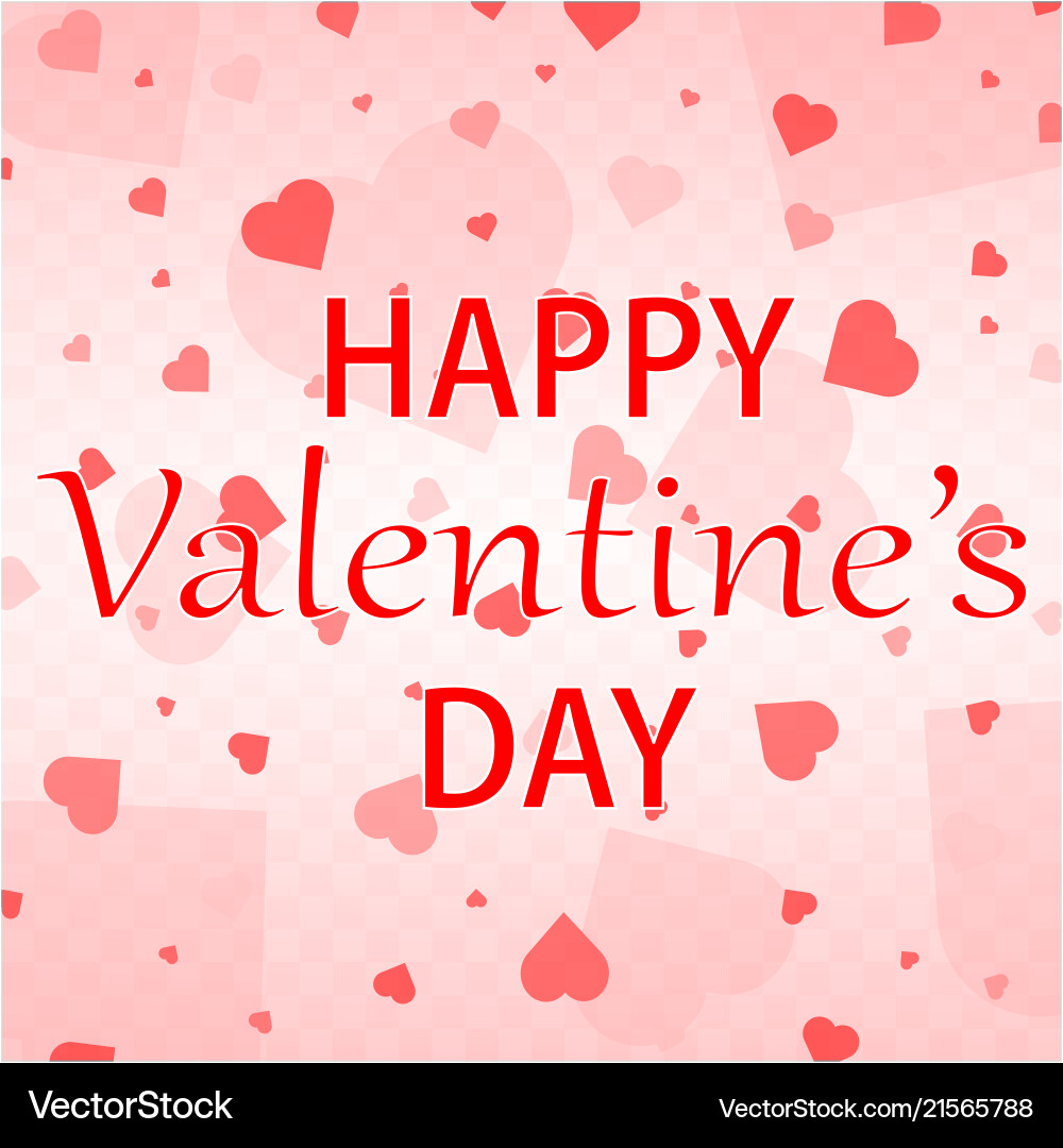 Heart confetti valentines Heart confetti valentines vector image