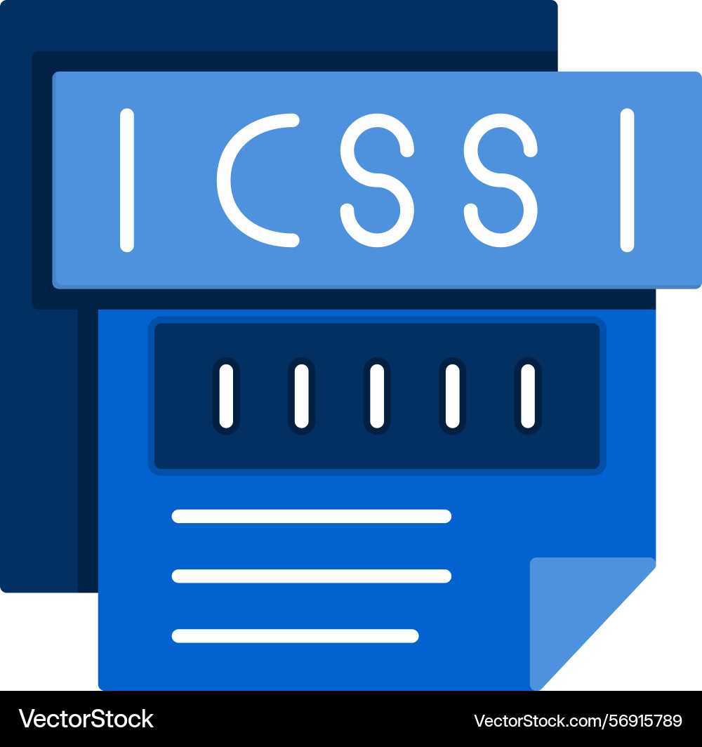Css icon Vector Image