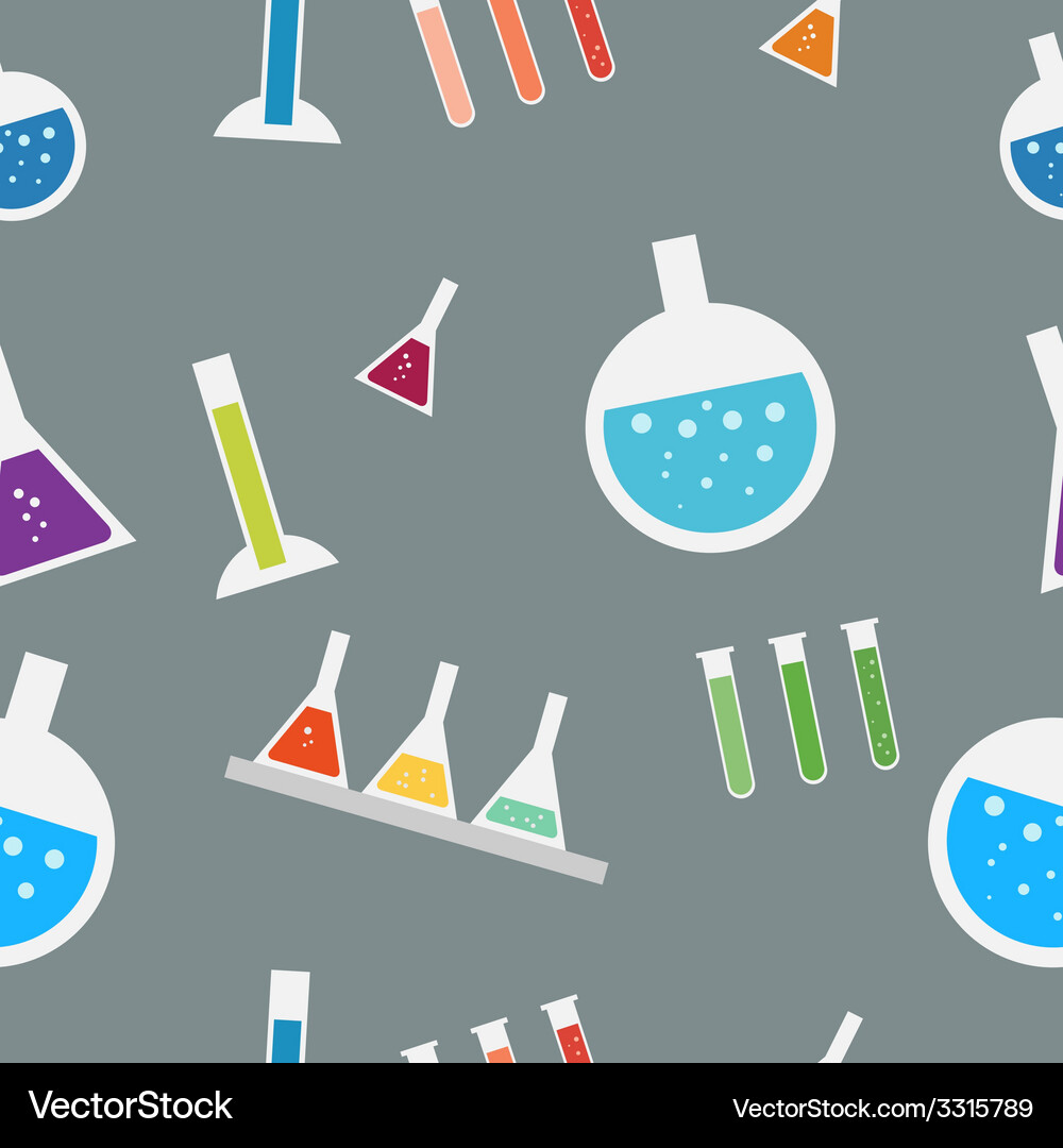 Seamless lab pattern Vector Image