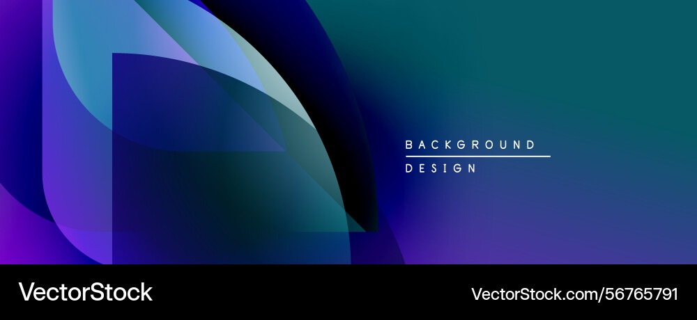Abstract blue gradients form dynamic shapes Abstract blue gradients form dynamic shapes vector image