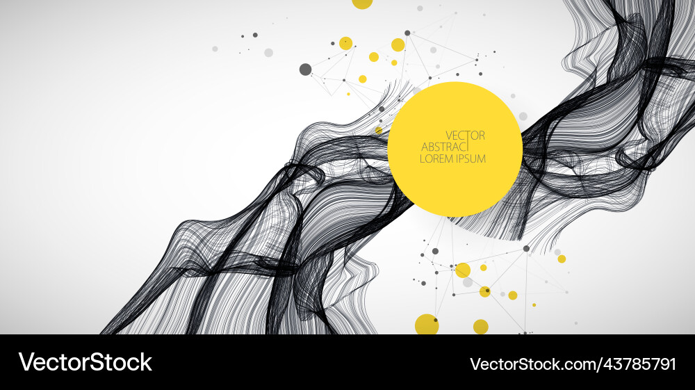Abstract flowing wave lines design element Abstract flowing wave lines design element vector image