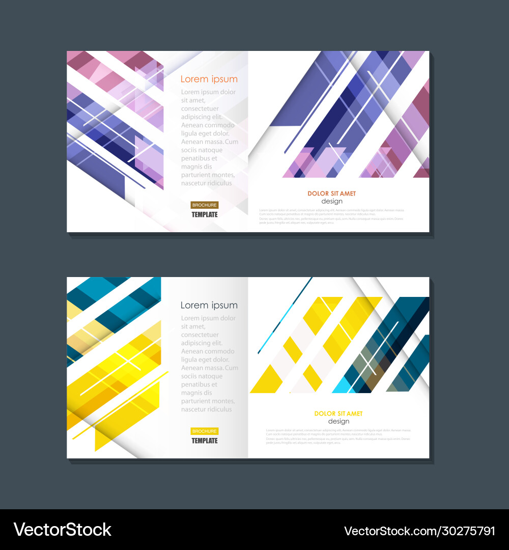 Abstrakte Business quadratische Broschüre Design modern Abstrakte Business quadratische Broschüre Design modern vektorbild