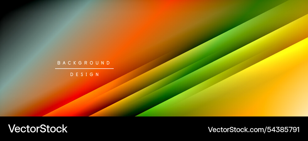 Colorful gradient with lines made of shadow Vector Image