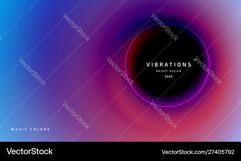 Abstract twisted background with liquid gradient vector image