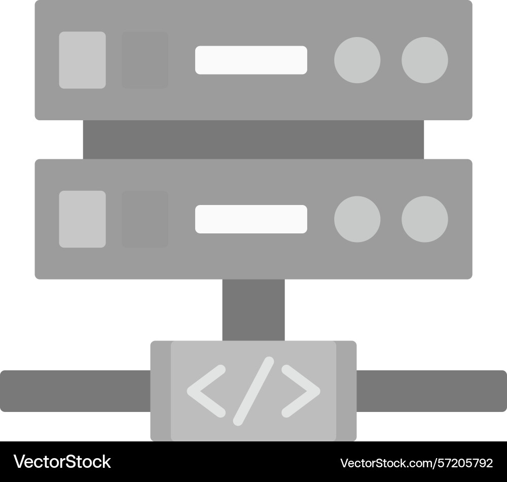 Backend icon vector image