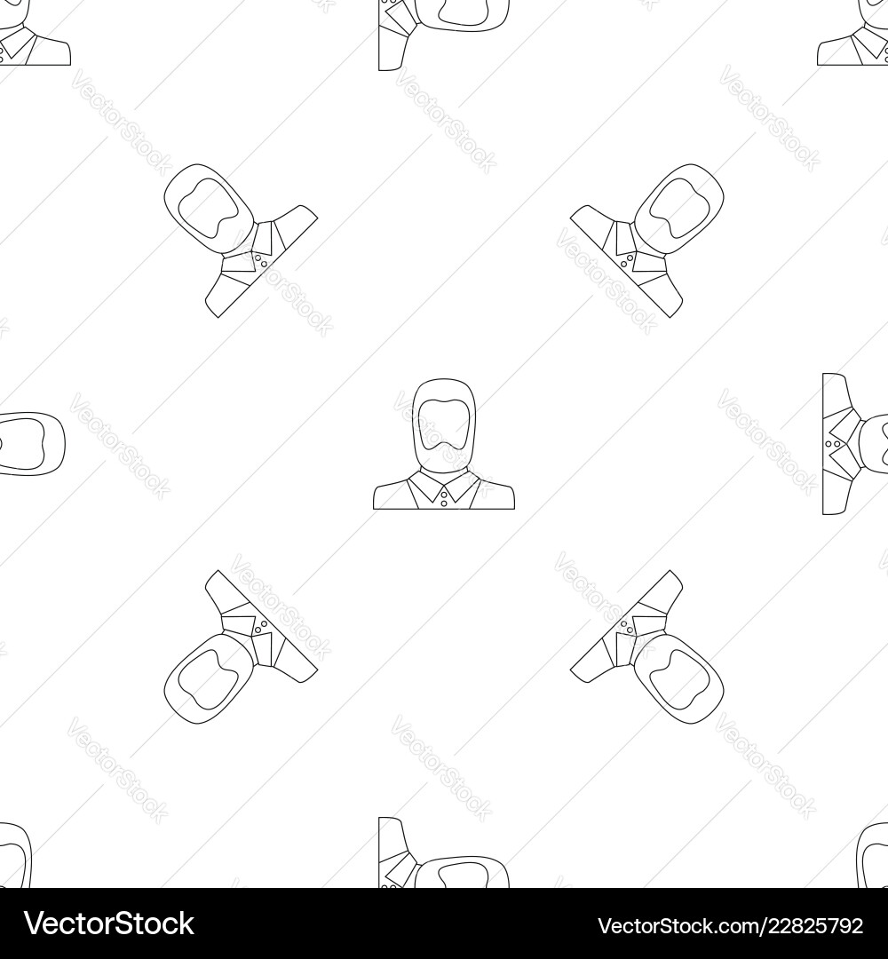 Man avatar pattern seamless Man avatar pattern seamless vector image