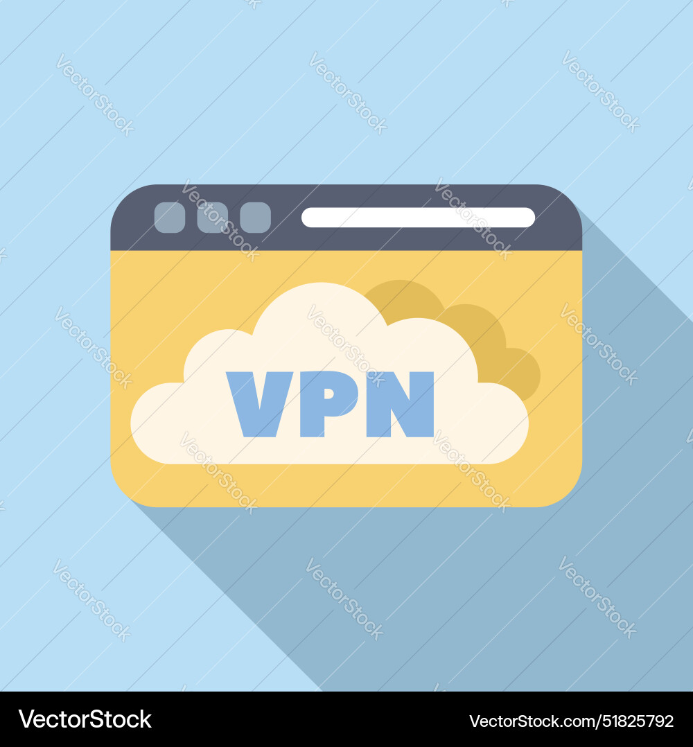 Vpn service providing secure connection internet Vpn service providing secure connection internet vector image