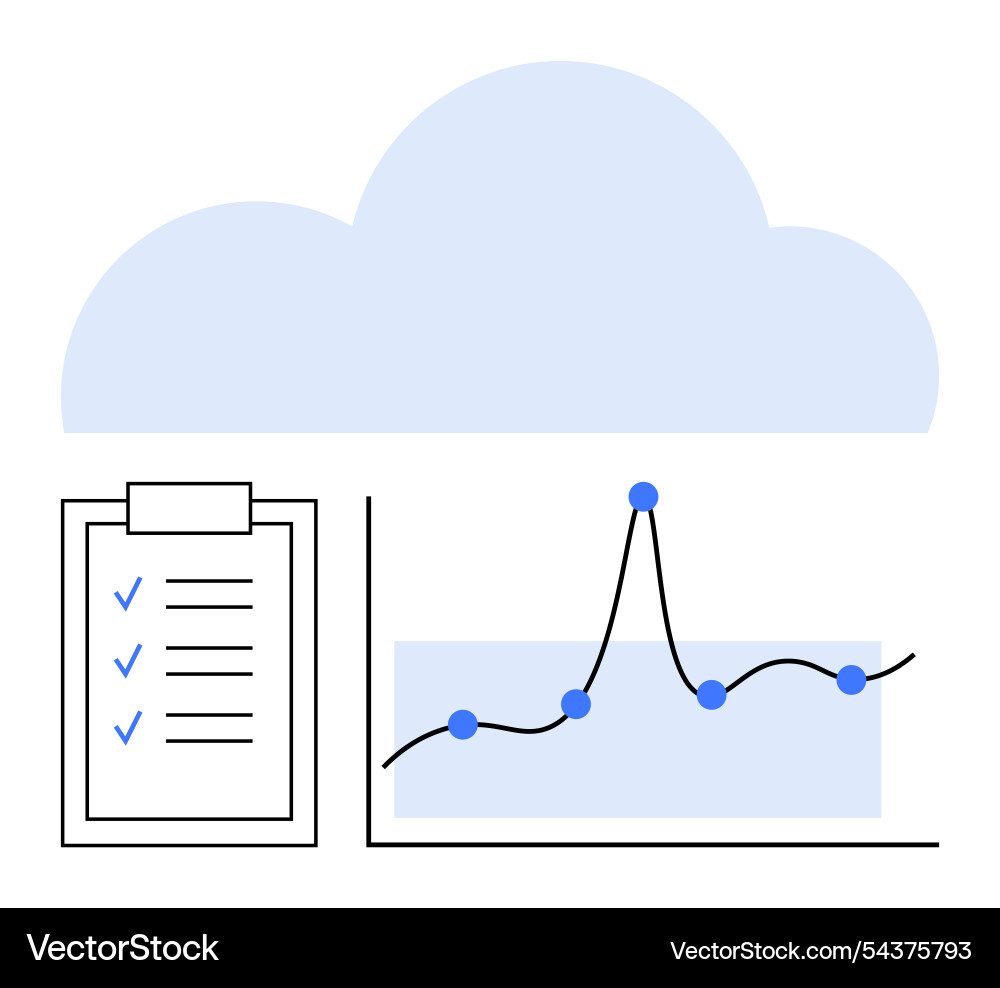 Cloud-based data analytics for efficient task Cloud-based data analytics for efficient task vector image