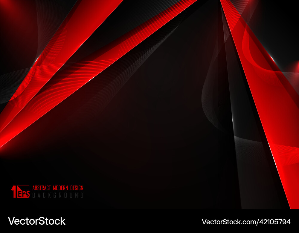 Abstract gradient red and black template design Abstract gradient red and black template design vector image