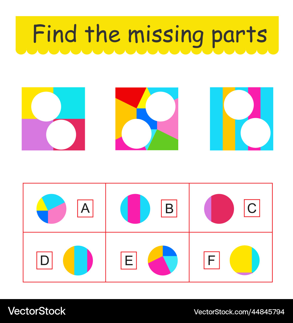 Mind game task for the development of logic Mind game task for the development of logic vector image