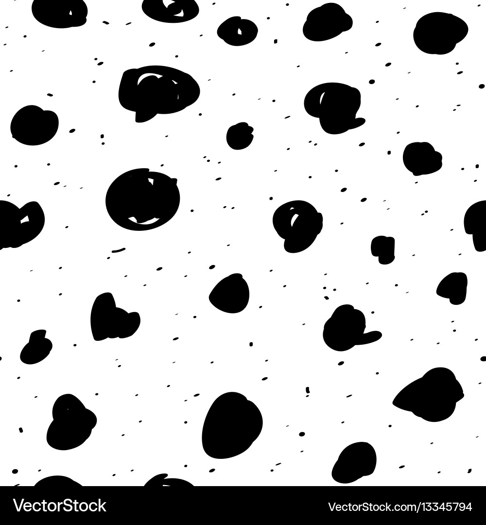 Sketchy Dot Pattern Vector Image