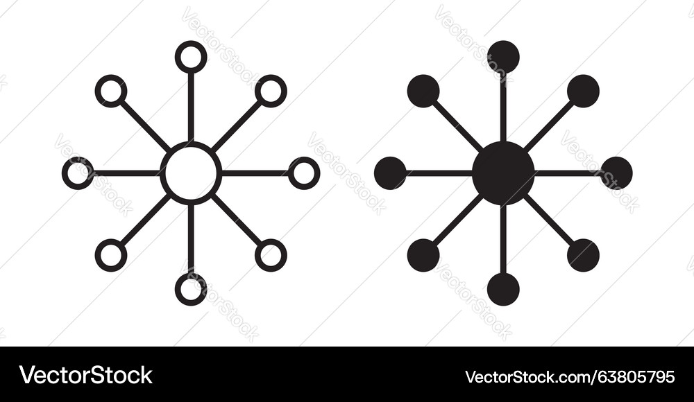 Multichannel Network Icon – Royalty-Free Vector | VectorStock
