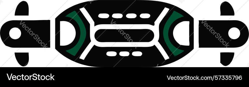 Abstract digital connection or data link design vector image