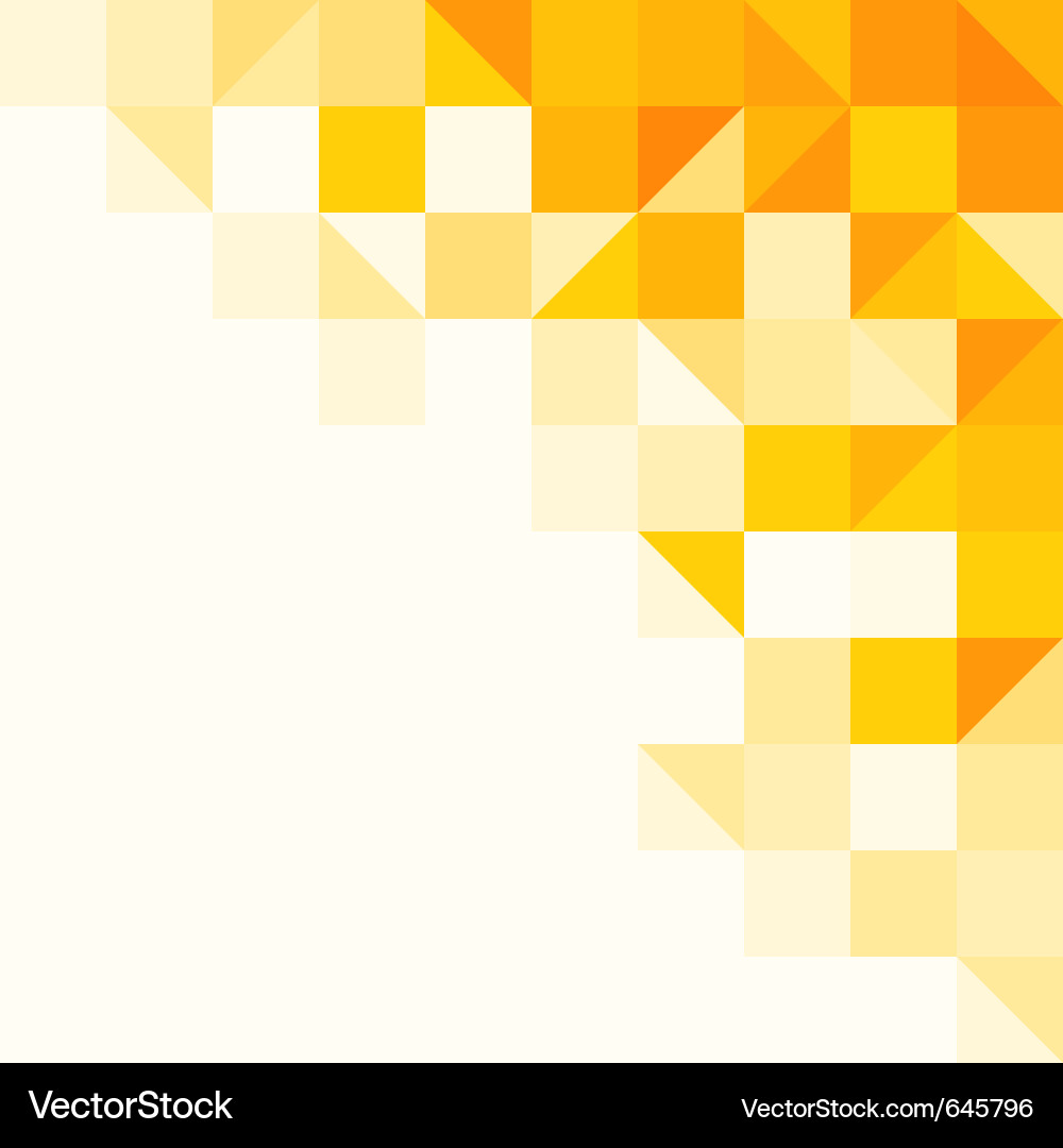 Yellow abstract pattern Royalty Free Vector Image