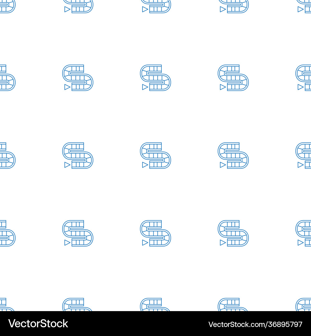 Dice game icon pattern seamless white background vector image