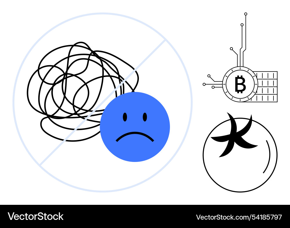 Simplifying complexity from confusion Simplifying complexity from confusion vector image