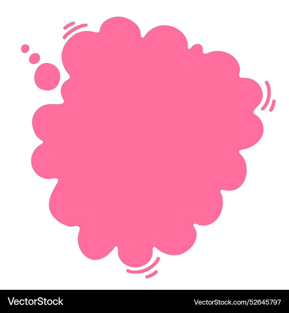 Speech bubble icon cloud message shape call out Speech bubble icon cloud message shape call out Vector Image