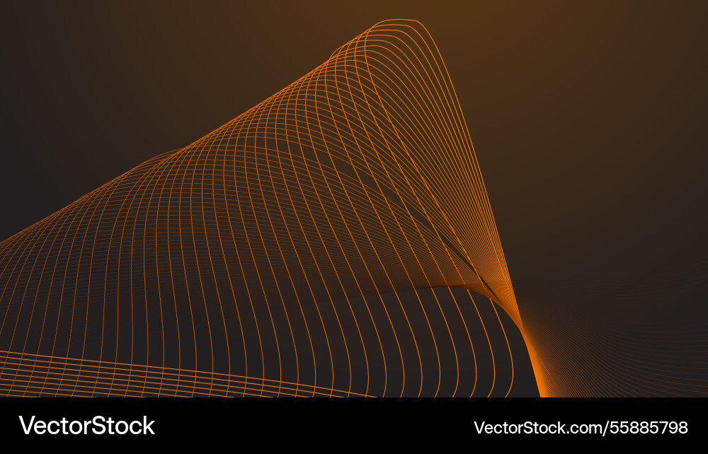Brown gradient with curve line abstract Vector Image