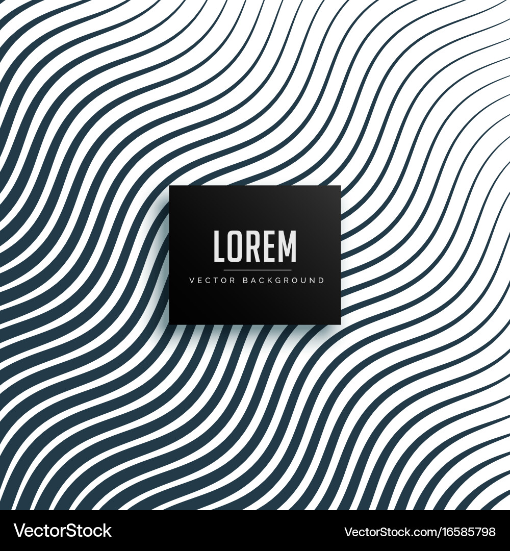 Dynamic Diagonal Wavy Lines Pattern vector image