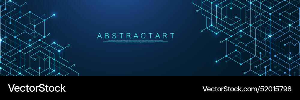 Technology abstract background lines dots Technology abstract background lines dots vector image
