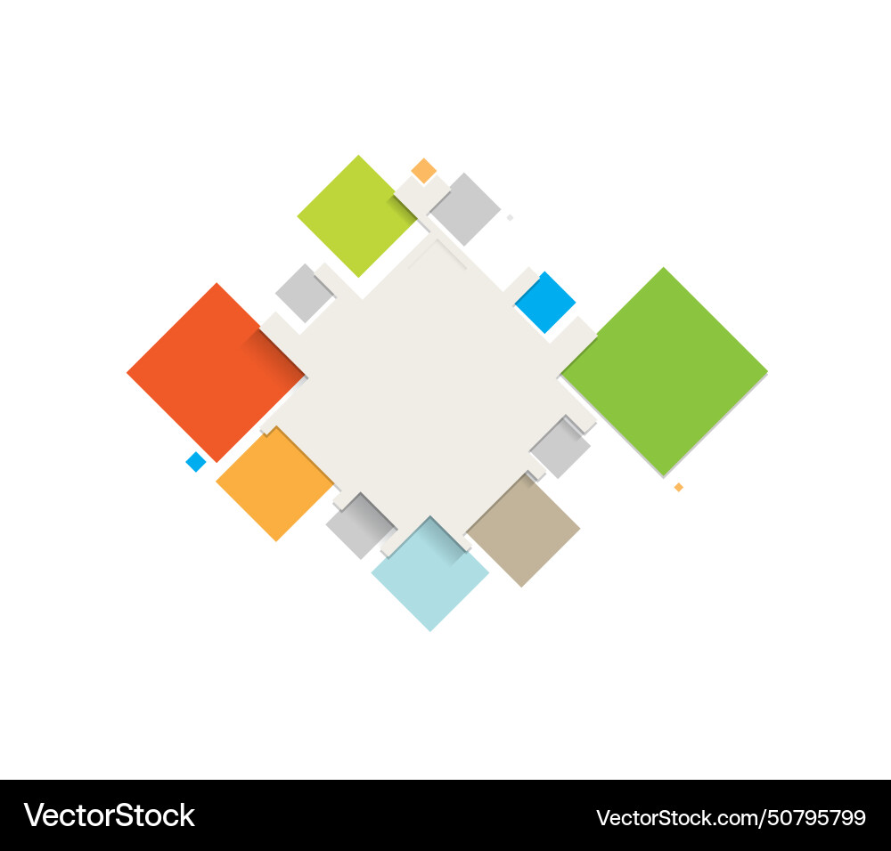 Abstract structure circuit computer cube Abstract structure circuit computer cube Vector Image