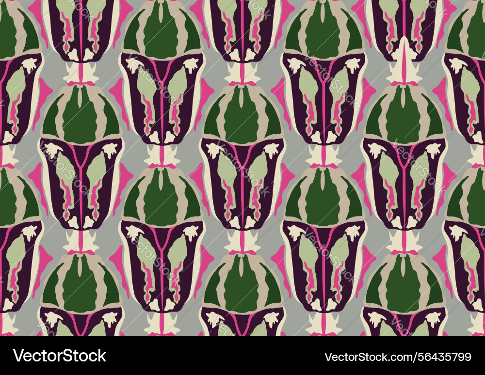 Artistic abstract seamless pattern with stylish vector image