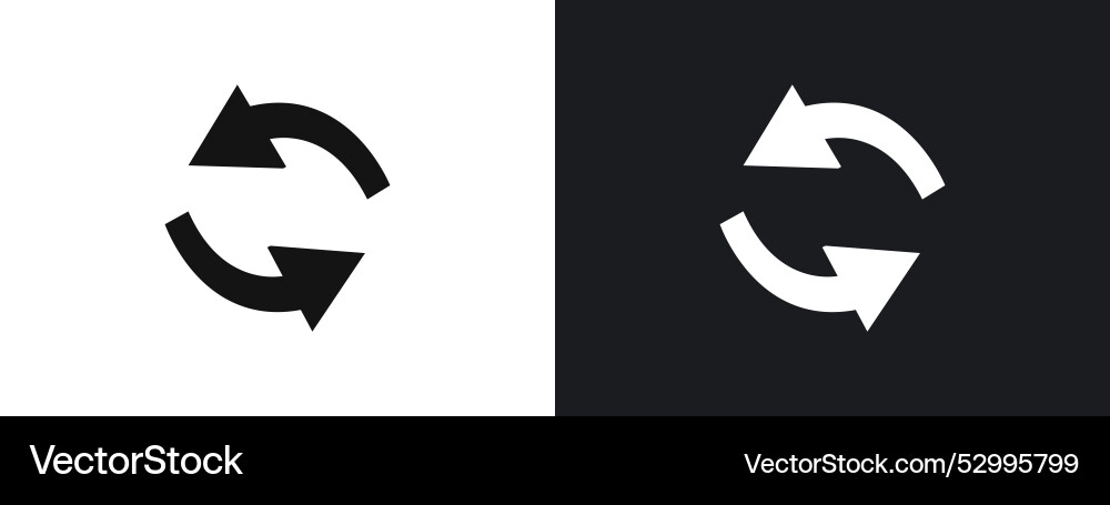 Counterclockwise rotation icon linear graphics vector image