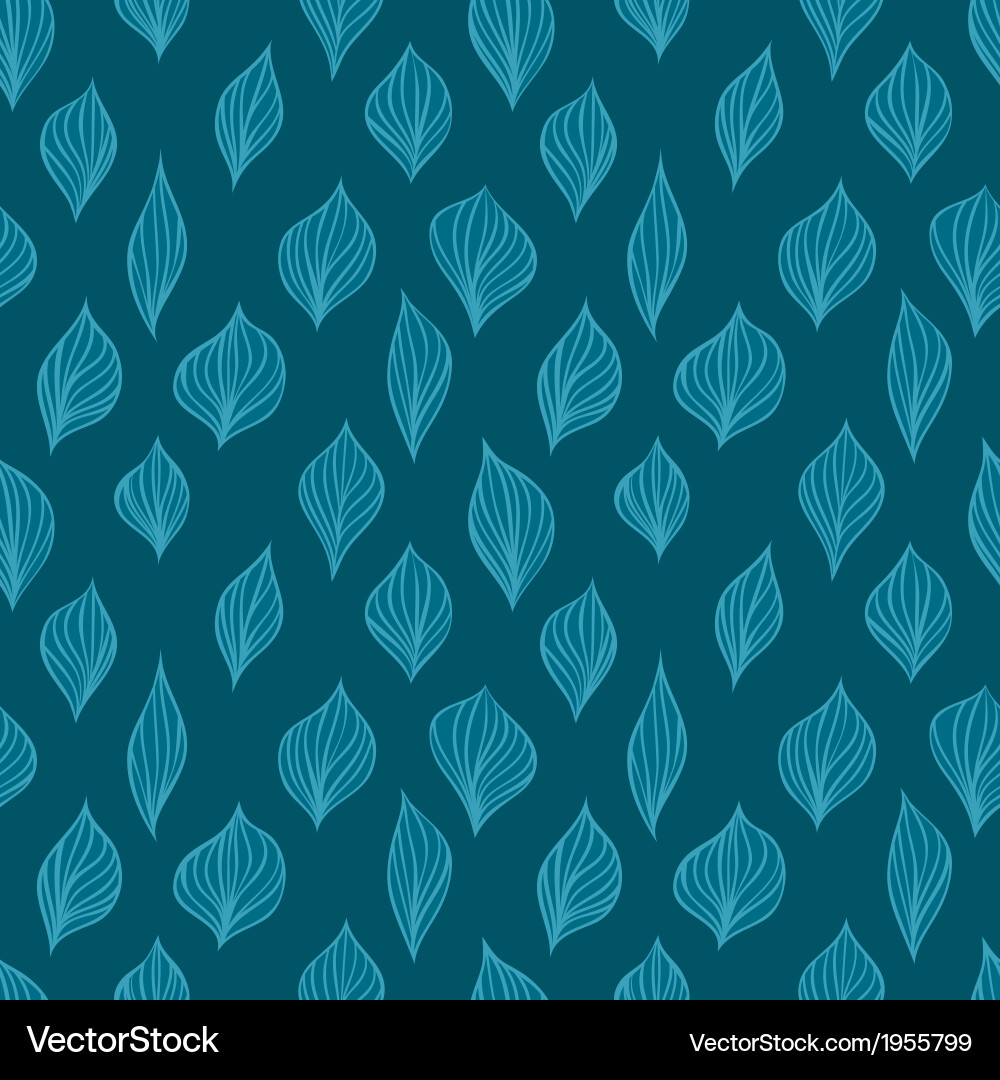 Elegant Leaf Pattern Background vector image