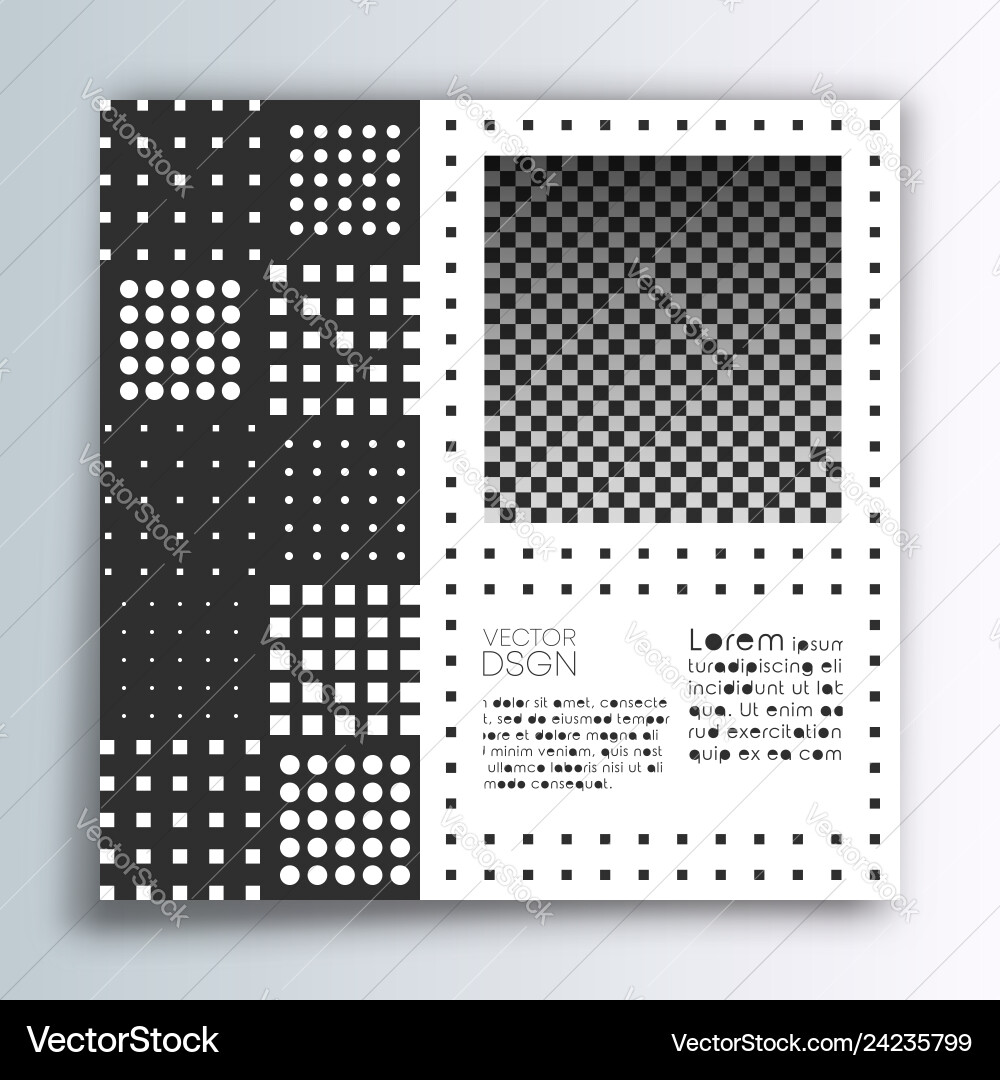 Quadratische Bannervorlage minimal modernes Design Quadratische Bannervorlage minimal modernes Design Vektorbild