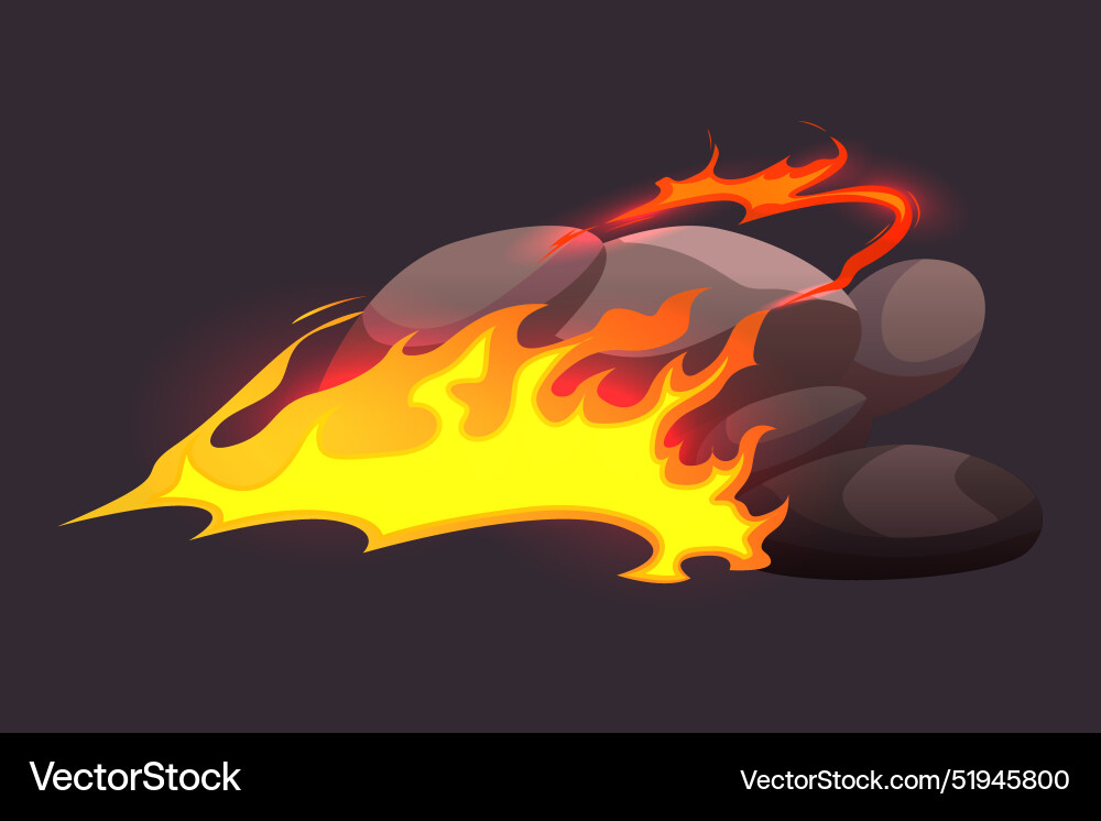 Cartoon Feuer Spiel Effekt heiße Flamme Comic Grafik Cartoon Feuer Spiel Effekt heiße Flamme Comic Grafik vektorbild