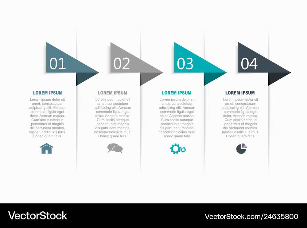 Infografische Designvorlage mit Platz für Ihre Infografische Designvorlage mit Platz für Ihre vektorbild